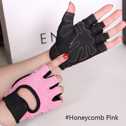 Breathable Fitness Gloves Silicone Palm