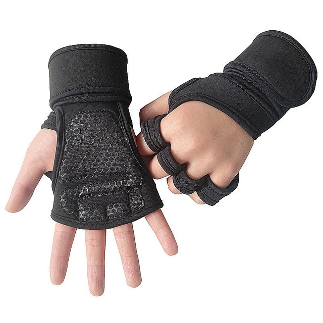 Non-Slip Weightlifting Gloves Adjustable