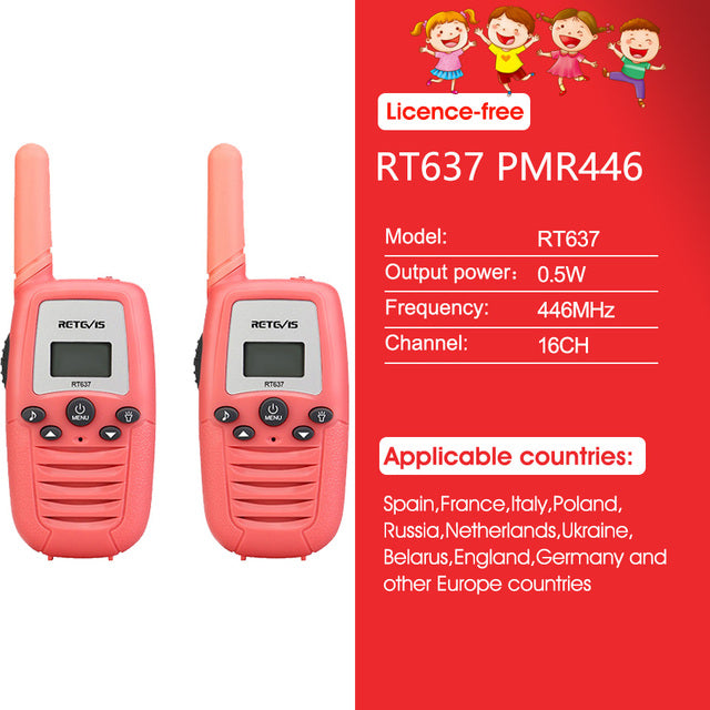 Walkie Talkie Children 2 Pcs