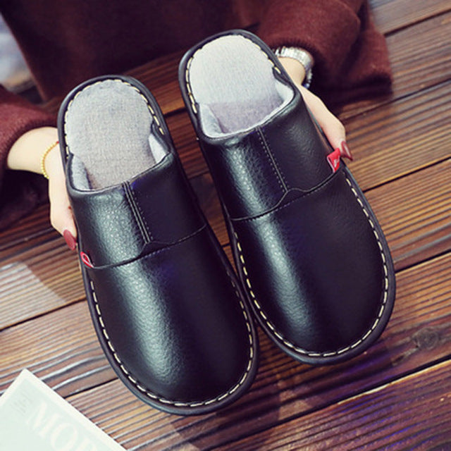 High Quality Leather Slippers