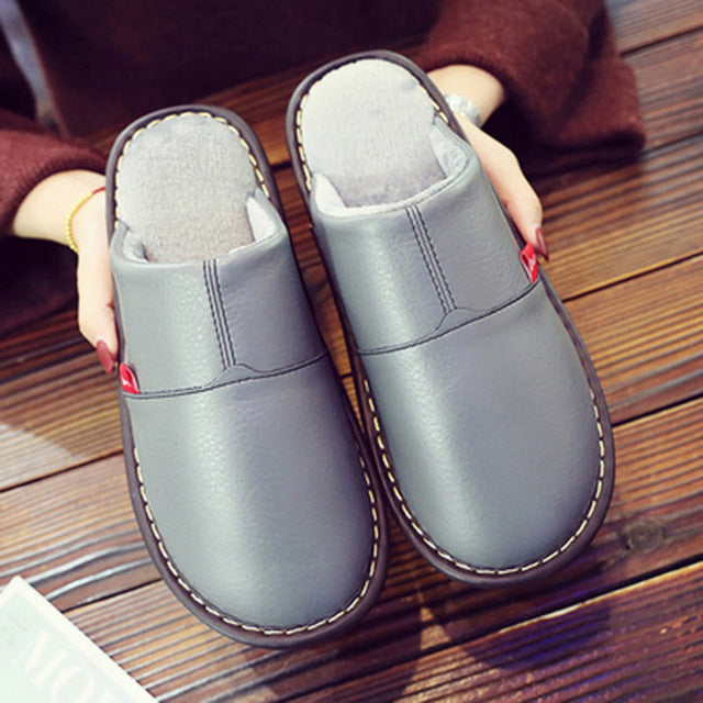 High Quality Leather Slippers