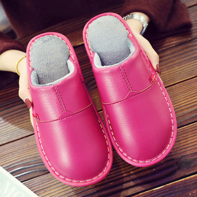 High Quality Leather Slippers