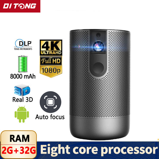 Smart DLP Mini Projector 1080P