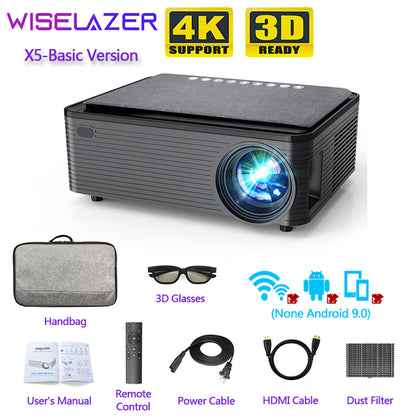 WISELAZER X5 Projector Support 4K