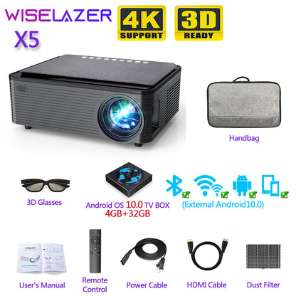 WISELAZER X5 Projector Support 4K