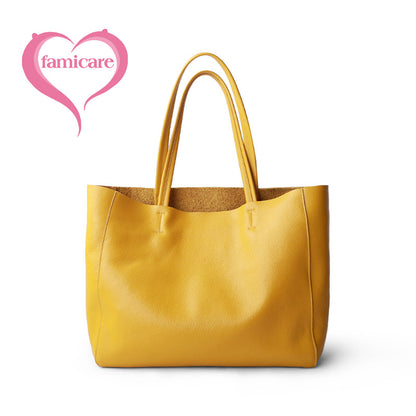 Casual Tote Female Lemon Yellow Fashion Hand bag