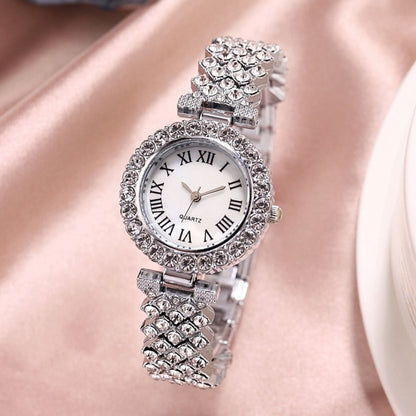 Steel belt Love Steel belt Rhinestone Watch