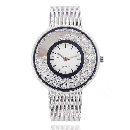 Silver Band Quartz Watch