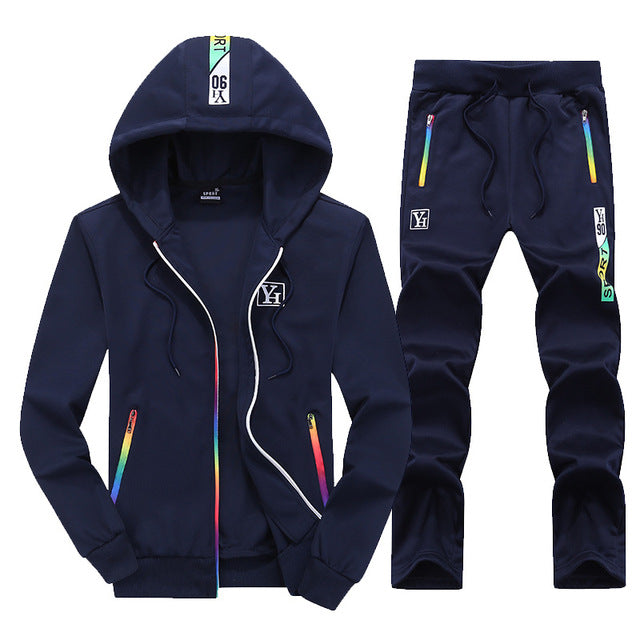 Sweat Suit New Winter Sets 3 Pieces Vest Hoodie