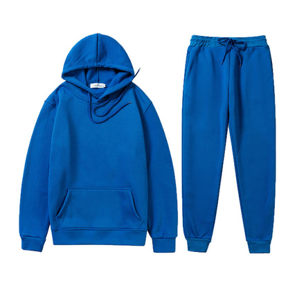 Two Piece Set Women/Men Hoodies+Pants Autumn