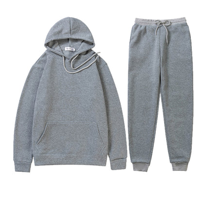 Two Piece Set Women/Men Hoodies+Pants Autumn