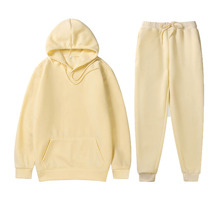 Two Piece Set Women/Men Hoodies+Pants Autumn