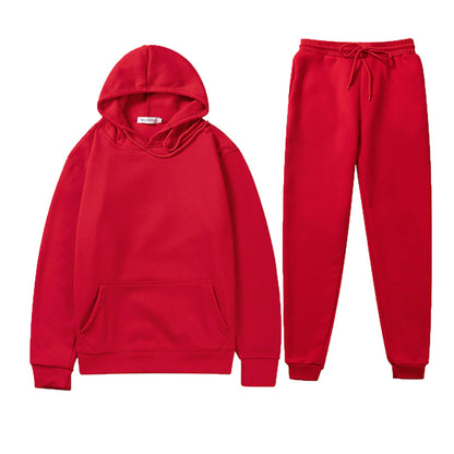 Two Piece Set Women/Men Hoodies+Pants Autumn