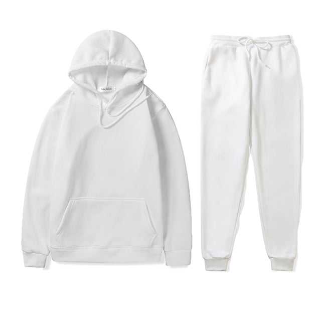 Two Piece Set Women/Men Hoodies+Pants Autumn