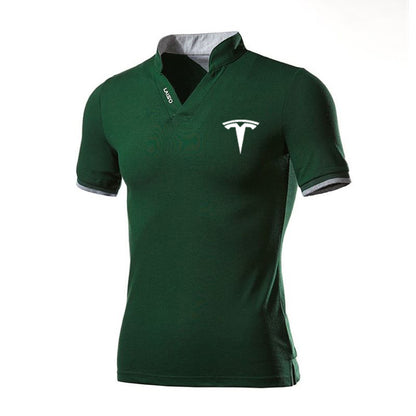 Tesla Logo 3D polo shirt