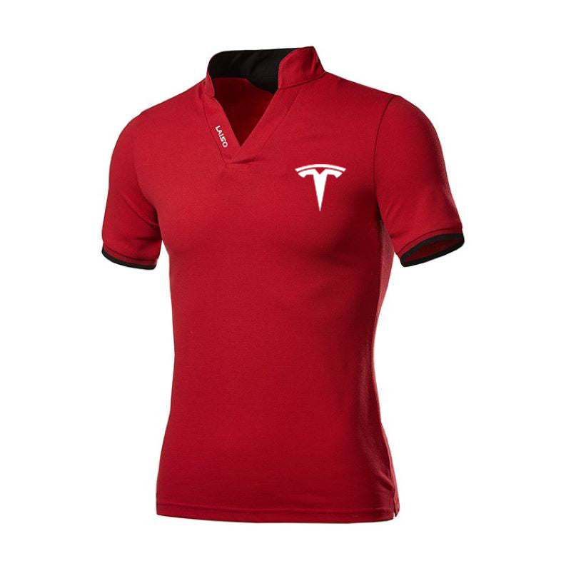 Tesla Logo 3D polo shirt