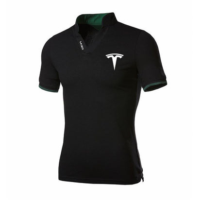 Tesla Logo 3D polo shirt