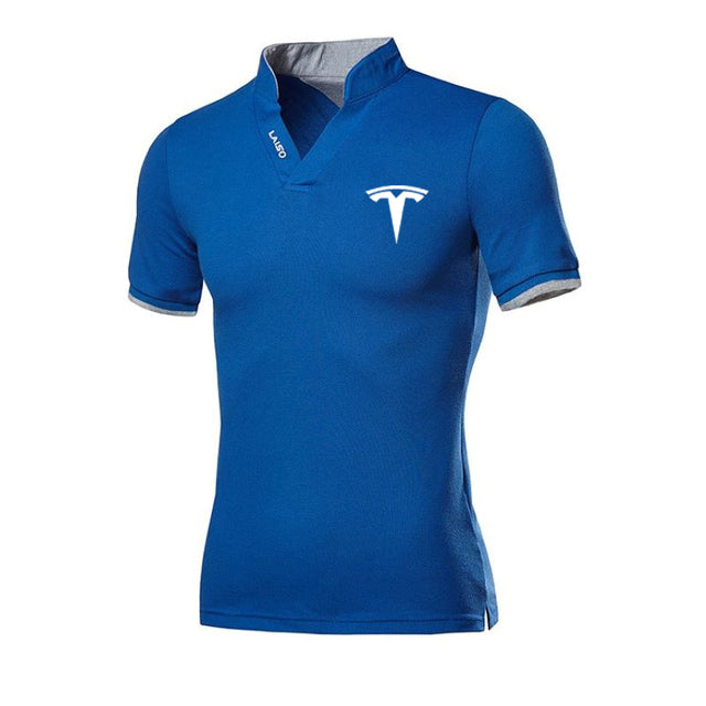 Tesla Logo 3D polo shirt