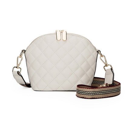 Casual Diamond Lattice Bucket Cross body Bag