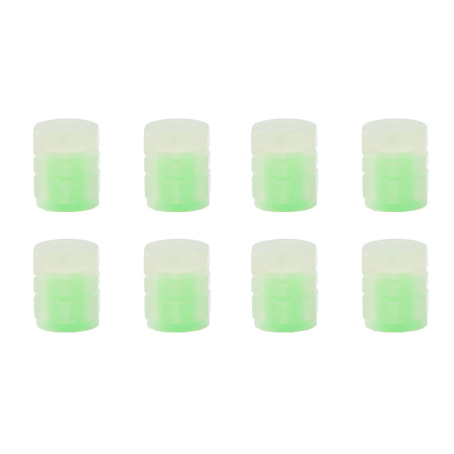 UNIVERSAL FLUORESCENT CAR TIRE VALVE CAPS 4pcs