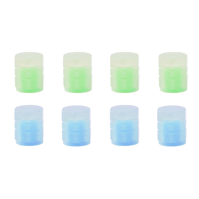 UNIVERSAL FLUORESCENT CAR TIRE VALVE CAPS 4pcs