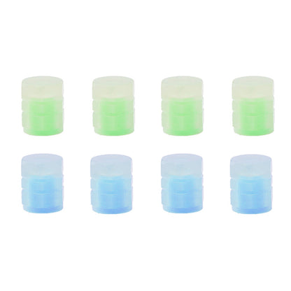 UNIVERSAL FLUORESCENT CAR TIRE VALVE CAPS 4pcs