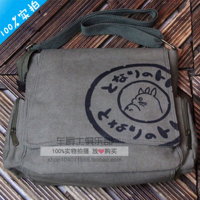 Neighbor Totoro Canvas Messenger Bag