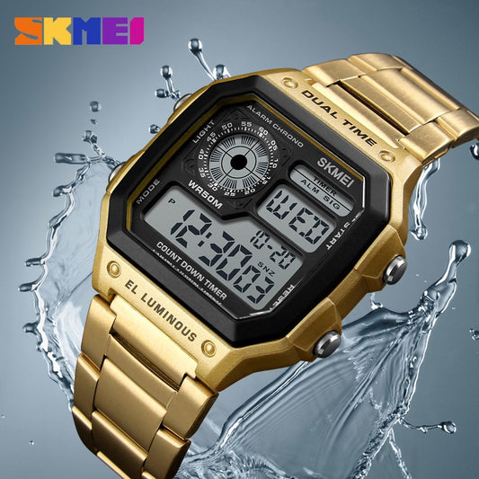 Waterproof Sport Watch Sport Stainless Steel