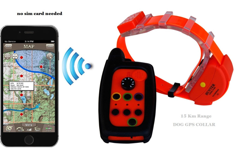 GPS TRACKER COLLAR WITHOUT SIM CARD